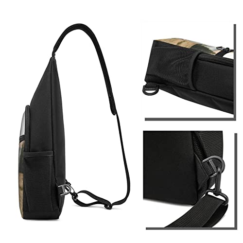 Custom Sling Backpack, Personalized Zipper Chest Bag with Your Photo Logo Text for Travel Hiking Cycling, Customized Casual Cross Body Bags Gifts for Men Women4