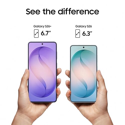 Image of Samsung Galaxy S26 Plus 5G (Black, 12GB RAM, 256GB Storage), AI Phone, Photo Assist, Creative Studio, 50MP Camera, 4900mAh Battery and Super Fast Wireless Charging