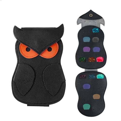 xyuayamz Boite Mediator Guitare, Accessoires Guitare, Boite Mediator Guitare Comprend 18 Emplacements de Rangement pour Médiators, Convient Aussi Bien pour La...