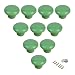 Produktbild Ceramic Round Cabinet Handles Drawer Pulls Round Door Knobs For Kid's Room Bedroom Door Cabinet Cupboard Wardrobe Pulls-10 PACK With Screws