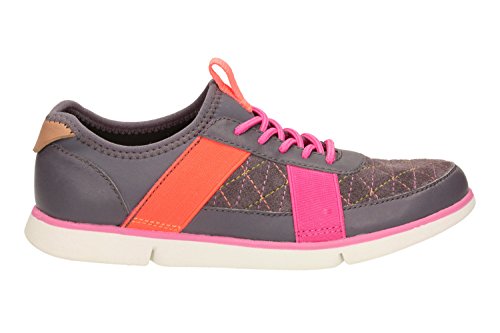 Image of Clarks Girl's Tri Mavis Black Boat Shoes - 5 Kids UK /India (21 EU)