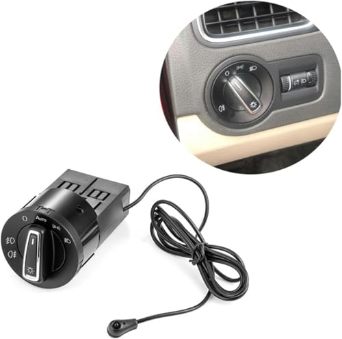 JINQFENG Headlight Switch, for Transporter T5-T6 2003-2016 Auto Headlamp Switch Light Sensor Module, Headlight Control Switch（1 Piece） - Image 2