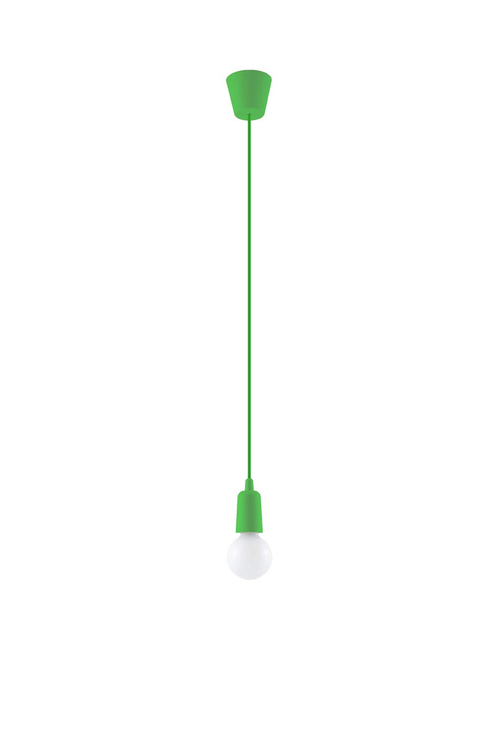 SOLLUX Pendant Lamp Diego Unique Design Without Lampshade Minimalist Lighting Minimalist Lighting LED Single Bulb Green