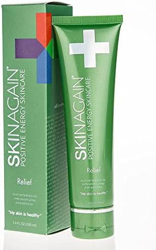 Sensitive Skin Cream, Dry Skin Treatment, Soothing Body Lotion, SkinAgain Relief - 3.4 oz.