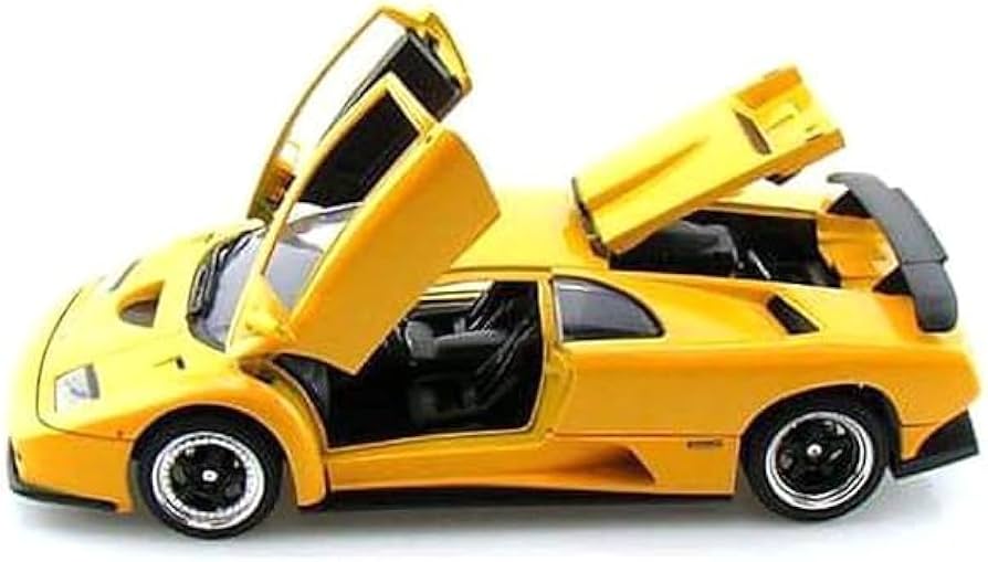 Amazon.com: Lambo Diablo GT Yellow 1/18 Diecast Model Car by Amazon.com: Lambo Diablo GT Yellow 1/18 Diecast Model Car by