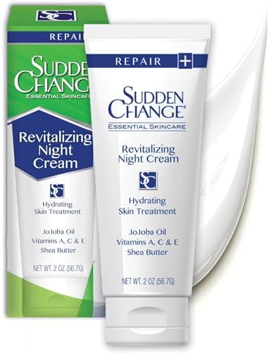 Sudden Change Revitalizing Night Cream, Face Lotion for Wrinkles (2 oz)