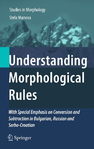 Understanding Morphological Rules: With Special Emphasis on Conversion and Subtraction in Bulgarian, Russian and Serbo-croatian: 1 (Studies in Morphology) view 2