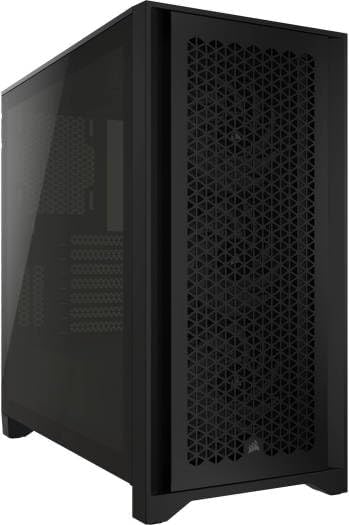 Miniatura 2 de Corsair iCUE 4000D RGB Mid-Tower Case - 3 ventiladores AF120 RGB Elite - Controlador de nodo de iluminación PRO - Diseño de alto flujo de aire -