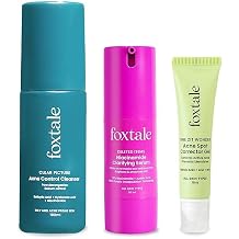 Fox.tale Acne Control Combo | Salicylic Acid Cleanser + 12% Niacinamide Serum + Spot Corrector Gel | For Acne, Oil Control, Acne Marks, Pigmentation & Redness | All Skin Types | For men & women