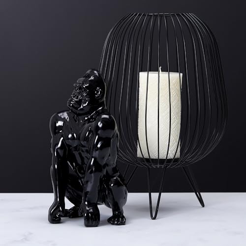 HOME DECO FACTORY CMPPA The Hockender Gorilla, Kunstharz, 24 cm