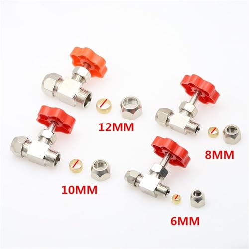Válvula de aguja de 6mm de alta presión con control de flujo preciso 7