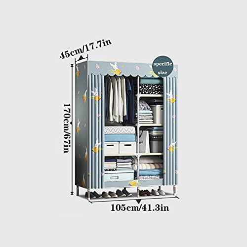 Closet portátil amplio para organizar el dormitorio de invitados con orden 3