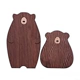 Design ours ludique : l'adorable forme d'ours ajoute de la personnalité sans submerger une cuisine minimaliste moderne, ce qui la rend pour un usage familial, des collations et des apéritifs.