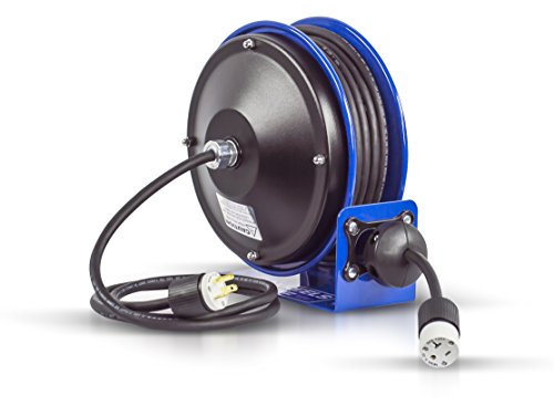 Top Rated Coxreels PC10-3012-A Compact Power Cord Reel, PC10 Series 12/3 x 30’ Single INDL - Space-Saving Design with Easy-Access Cover and Spring Motor - Heavy-Duty Steel Construction, Made in the USA, Blue Top Rated Coxreels PC10-3012-A Compact Power Cord Reel, PC10 Series 12/3 x 30’ Single INDL - Space-Saving Design with Easy-Access Cover and Spring Motor - Heavy-Duty Steel Construction, Made in the USA, Blue
