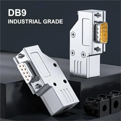 Mini prise de type L à 9 broches DB9 RS232 pour câblage informatique industriel compact - 5