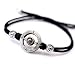 FREEMODE I Love You Bracelet - 100 Languages Love Memory Hadmade Rope Adjustable Couple Bracelet, Memorable Gift for Sister and Lover. (Black Silver A)