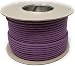 Produktbild 100 M Cat 7A Ethernet LAN-Kabeltrommel (Trommel), 1200 MHz, 4 Paar, High Speed, Halogenfrei, Kupfer, super schnell, Poe + (Violett)