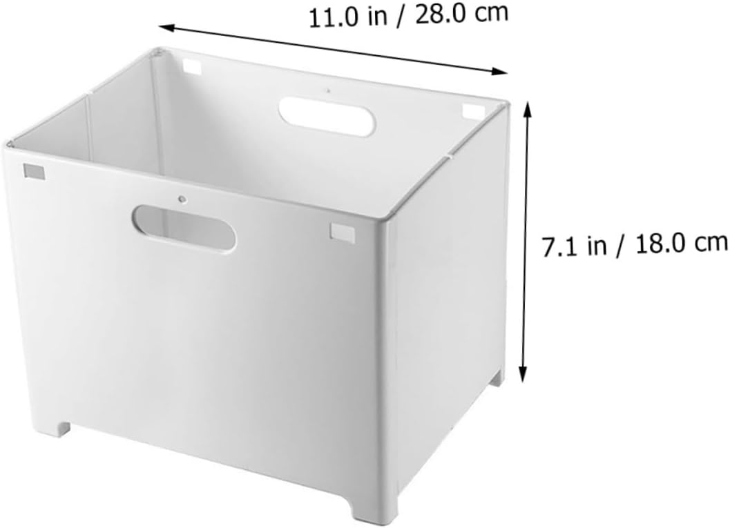 Alipis 1Pc Wall Mount Laundry Basket Storage Organizer for Dirty Clothes Sundries Material Easy Installation with Hooks for Home Use Laundry Room
