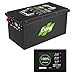 36V 120Ah Lithium Battery 36V Golf Cart Batteries, Max 7.68kW Power Output, Built-in 200A BMS with Touch Monitor, Perfect for Golf Carts, Trolling Motor, Boat, Solar Home Storage
