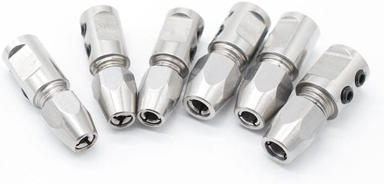 Rc Boat Stainless Flexible Coupling CW/CCW Soft Shaft Lock 5 * 4/4.76/3.8mm 3.18 * 3/2mm 4 * 3.18/4mm 2.3 * 2.2mm Flex Collet Coupler (Color : 5X4mm CW, Size : 1)