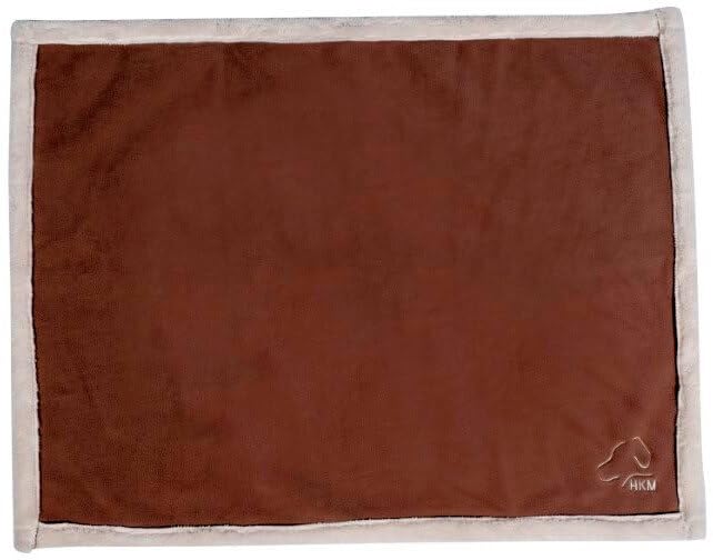 Tapis pour chien HKM Lilly taupe M protège votre sol des poils et des saletés