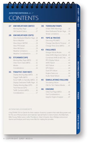 Avidyne Entegra (Ver. 6-7) Qref Checklist      Spiral-bound – December 15, 2008