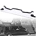 Clear Half Windshield Heavy Duty Scratch Resistant Windscreen with Two Clamps Compatible with Polaris RZR XP 1000 / 4 1000 2019-2020