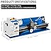 GarveeTech Metal Lathe, 9 in x 30 in Mini Metal Lathe 0-2500 RPM Variable Speed, 1100W Benchtop Lathe with 5 in 3-jaw Chuck, Precision Lathe Machine with Metal Gears and Tool Box for Metal Turning