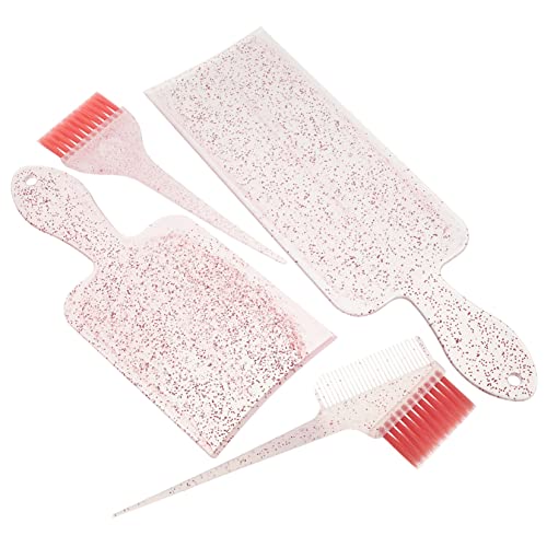 Ipetboom Kit Colorazione Chioma Mèches 4 Pezzi Tavolozza Alluminio, Pettine Paddle e Spazzola Per, Strumenti Per Evidenziare e Colorare Chioma, Adatto Per Uso Casa e Salone Professionale