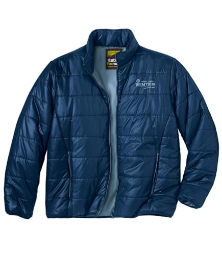 ATLAS FOR MEN - Chaqueta Hombre Invierno - Plumón Acolchada - Impermeable Calidez Estilo -Capucha Forrada - Ideal Invierno - Chaqueta Hombre Plumífero - Disponibles en Tallas Grandes de la M hasta 5XL
