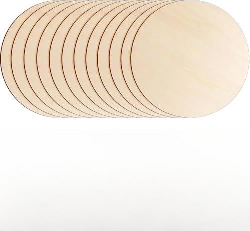 MDF Wooden Board for Painting – Circle Canvas, Wooden Board for Craft, String Art Board, Wood for Craft, Cardboard for Craft; Versatile for Creative Projects [Pack of 5] (12 inch)-image-30