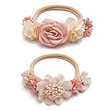 MATERIAL DE ALTA CALIDAD: la diadema para niña está hecha de un material de nailon suave y elástico que será cómodo en la cabeza del bebé en lugar de un elástico rígido, y no dejará marcas en la cabeza de su pequeño.