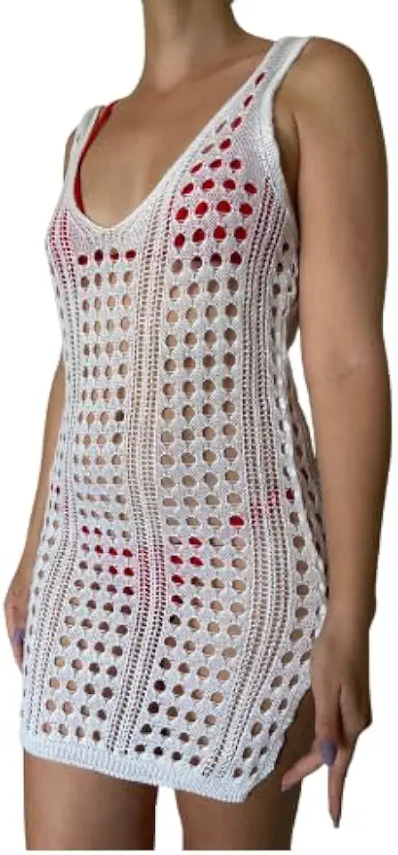 Vestido saida de praia em Tricot Verão 2026