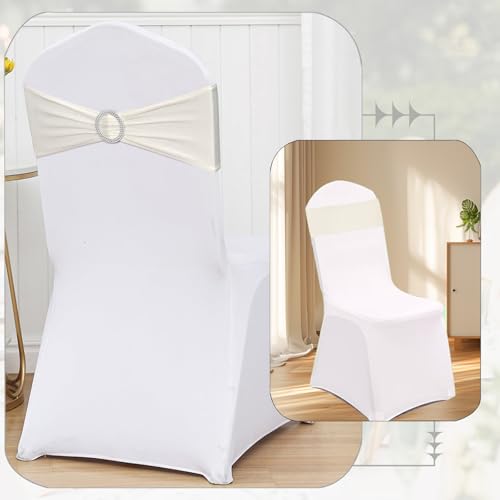 Nœuds de chaise de mariage lot de 50 pour fête prénatale et banquet