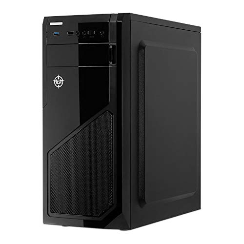 Gabinete Gamer TGT Raider Preto Lateral Acrilico, TGT-RDR-01