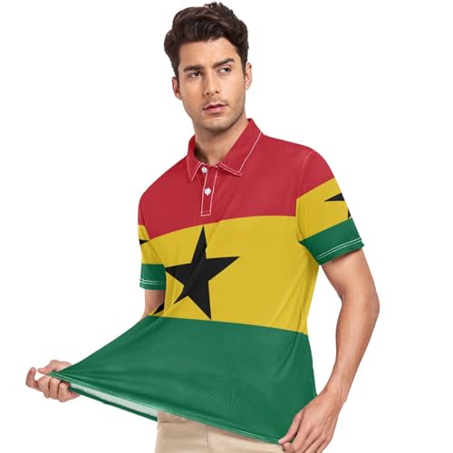 Polo à manches courtes pour homme GuoChe taille S avec col respirant