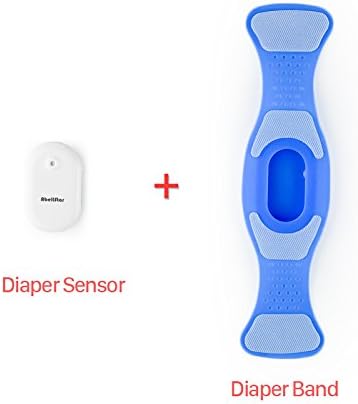 Home Smart Peeing Buckle Baby Elderly Diapers Wearable Humidity Sensor Alarm Sensor Wet Reminder (blue)