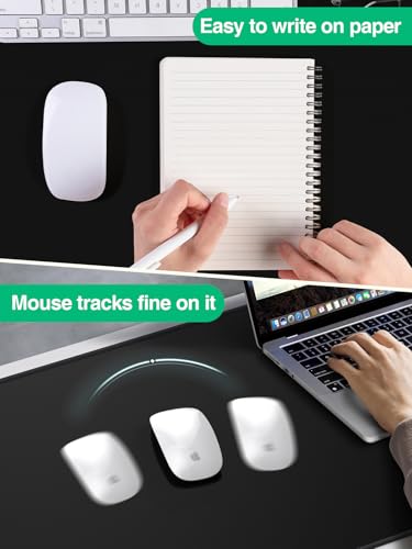Image of Mouse Pad with Magnetic Wireless Charging, Large Desk Mat, Non-Slip Mouse Mat, Keyboard Pad for Gaming, Desk, Office, PC