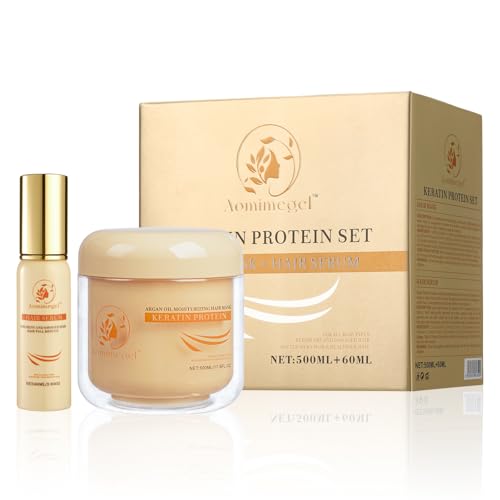 Hair Mask Argan Oil Set (Aomimegel)