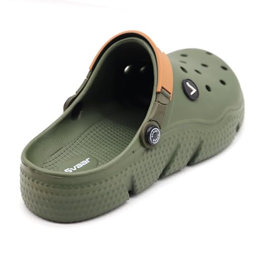 Image of SVAAR Men's Designer Clogs || Sandals with Adjustable Back Strap for Men