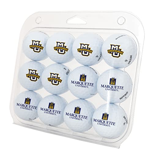 Desert Cactus Marquette University Golf Balls 12 Pack – MU Golden Eagles Full Color Dozen – Officially Licensed Sport Team Accessory