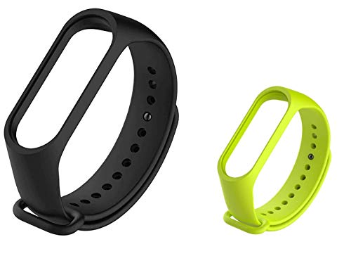 Image of TechMount� Wristband Band Straps Replacement Belt for Xiaomi Mi Original Bands Pack of 2