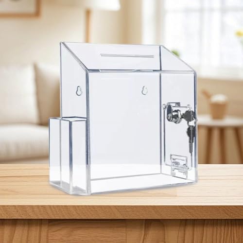 Boîte à suggestions avec serrure portable pour réception et bureau