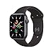 Produktbild Apple 2020 Watch SE (GPS, 44 mm) Aluminiumgehäuse Space Grau, Sportarmband Schwarz