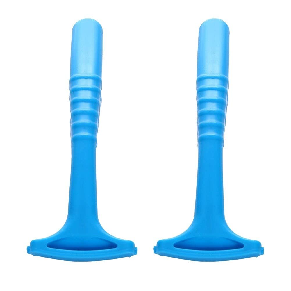 Fituenly Women's Blue Foot Callus Remover 2Pcs Dead Skin Scraper Exfoliating Foot File Razor Foot Pedicure Tool For Men