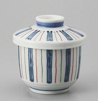 Amazon | 茶碗蒸し 食器 三色十草 業務用 美濃焼24a219-24 | 【美濃焼