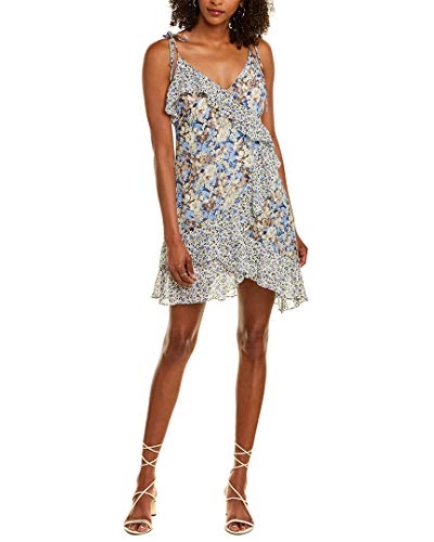 ASTR the label Print Mix Mini Dress Periwinkle Floral SM