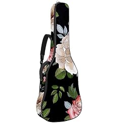 Housse de protection imperméable en tissu Oxford pour guitare électrique avec poignée latérale rembourrée Motif papillons bleus, Multicolore 10., 42.9×16.9×4.7 in, Sacs pour guitare acoustique - Les Beatles, Paul McCartney, John Lennon, RIngo Starr, George Harrison