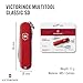 Victorinox Swiss Army Classic SD Pocket Knife, Red
