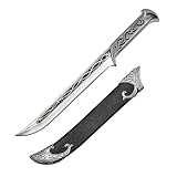 Otakumod 11' Fantasy Medieval Elvish Dagger. For Collection, Gift or Cosplay Renaissance Characters A Fair (Silver)